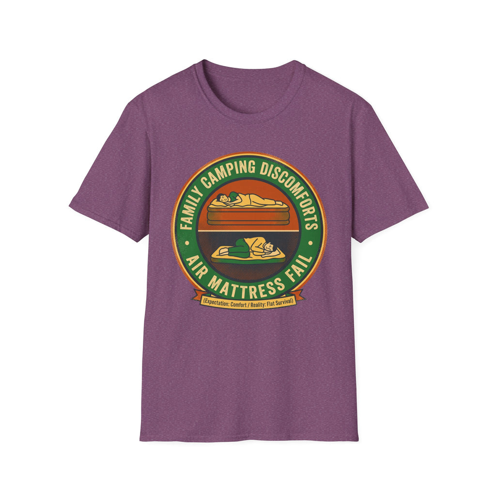 Family Camping Discomforts —  Air Mattress Fail T-Shirt