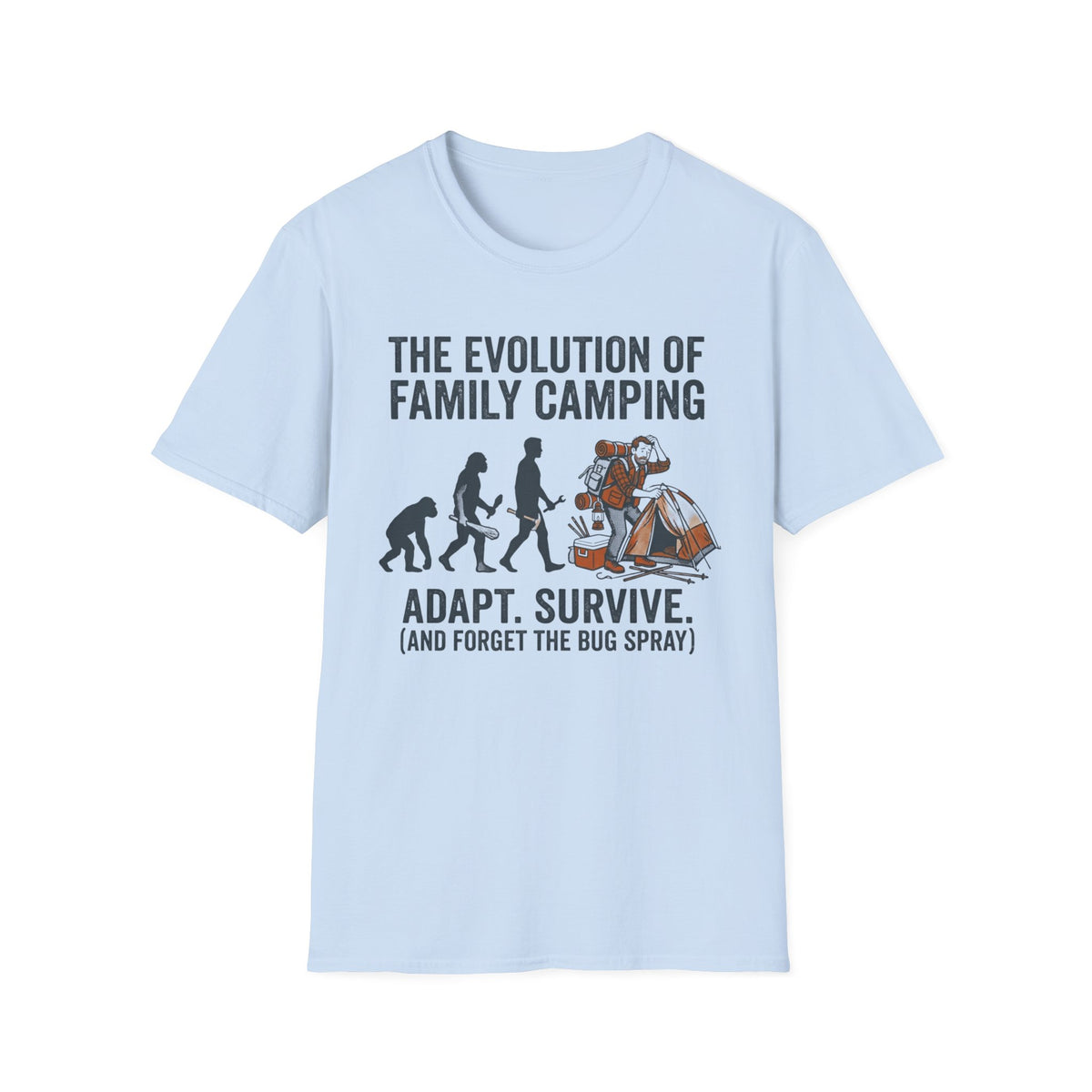 The Evolution of Family Camping T-Shirt