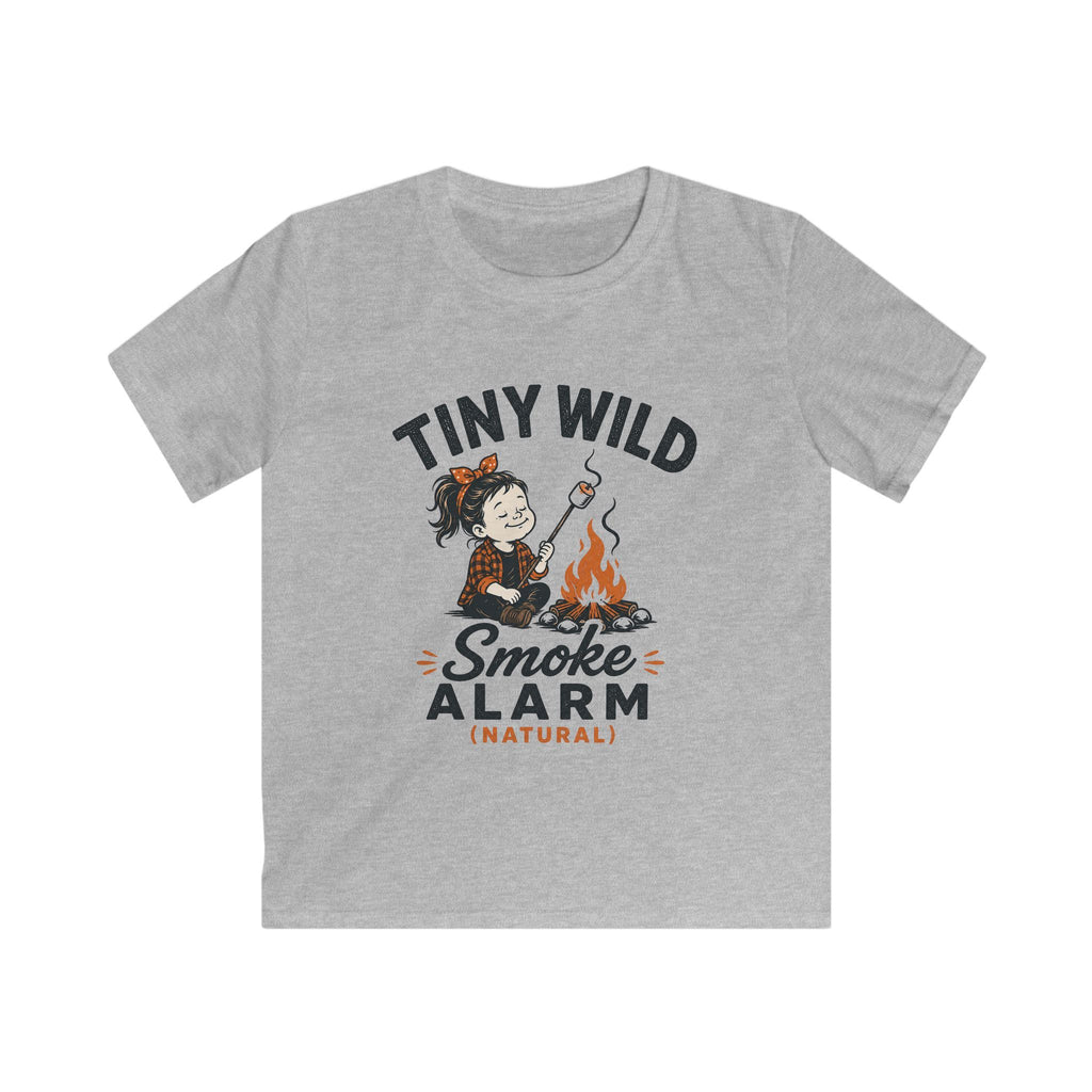 Tiny Wild Girl — Smoke Alarm Matching Kids T-Shirt