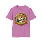 Family Camping Squad — Bent Stakes & Bedrock T-Shirt