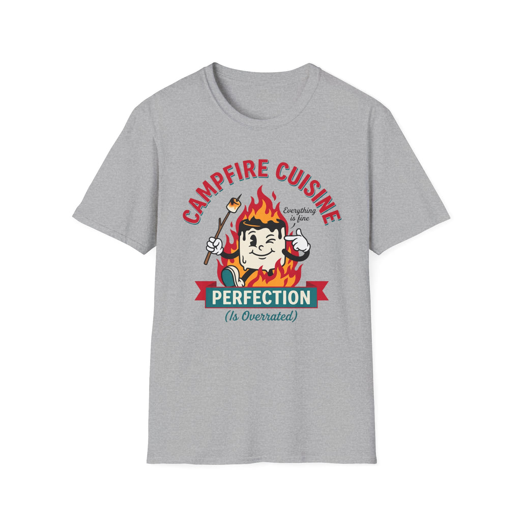 Campfire Cuisine — Perfection Is Overrated T-Shirt