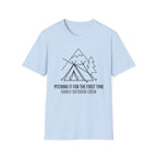 Pitching The Tent For The First Time — Family Outdoor Crew T-Shirt