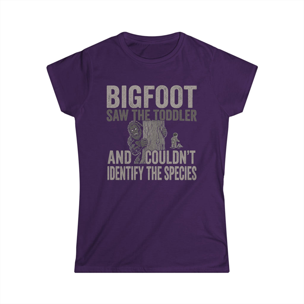 Bigfoot Saw The Toddler — And Couldn't Identify The Species Matching Women T-Shirt