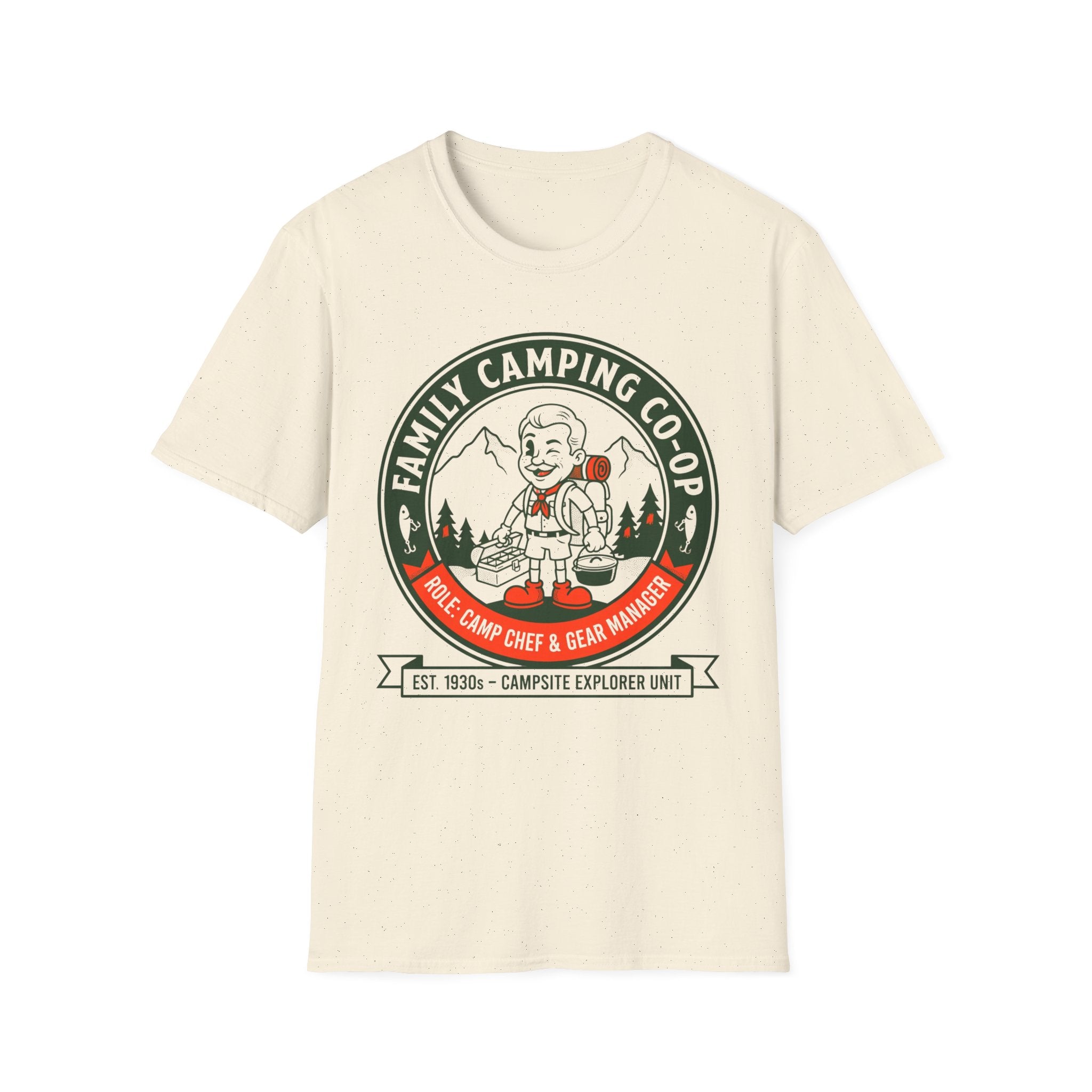 Family Camping Coop —  Camp Chef & Gear Manager Matching T-Shirt