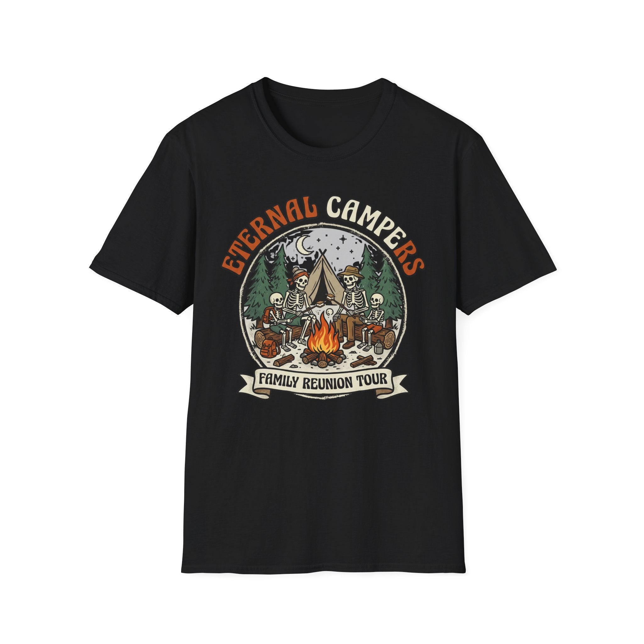 Eternal Campers — Family Reunion Tour With Skeleton T-Shirt