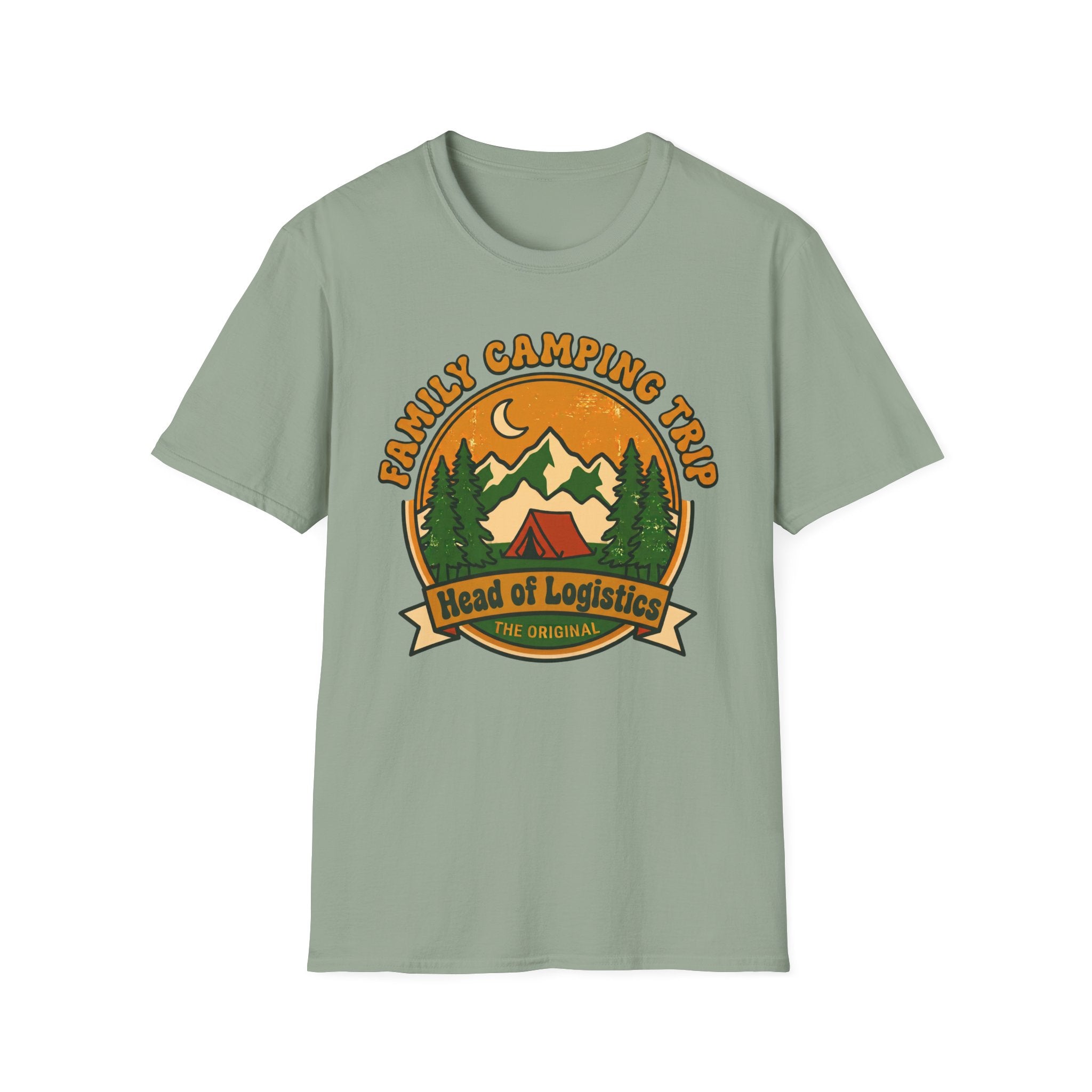 Family Camping Trip — Head of Logistics Matching T-Shirt