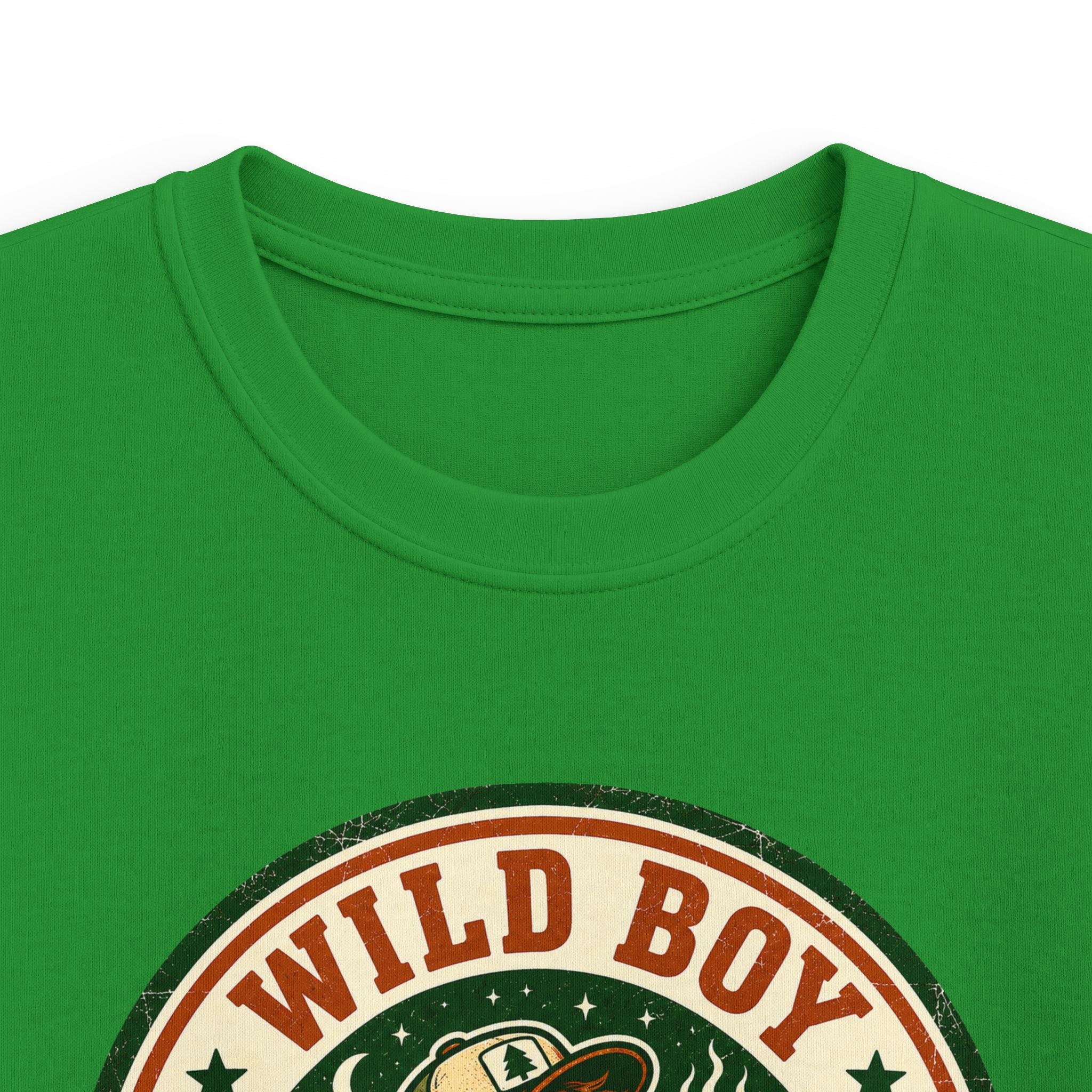 Wild Boy — Burnt Is A Flavor Matching Kids T-Shirt
