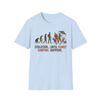 Evolution — Until Family Camping Happens T-Shirt