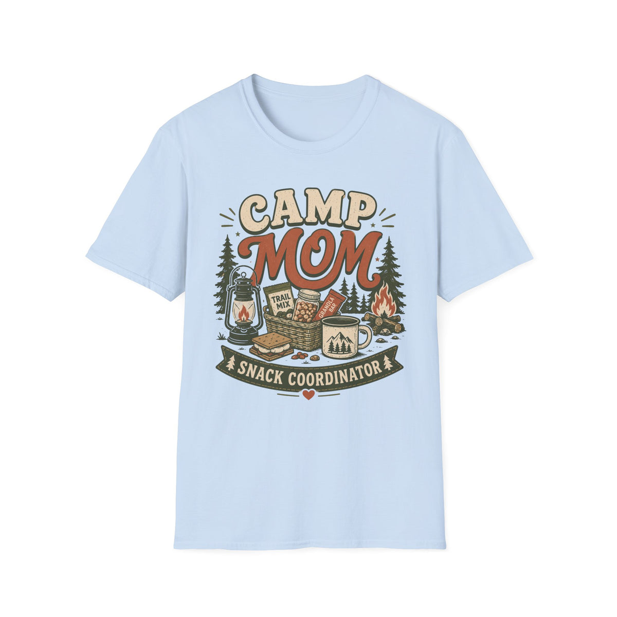 Camp Mom — Snack Coordinator Retro T-Shirt