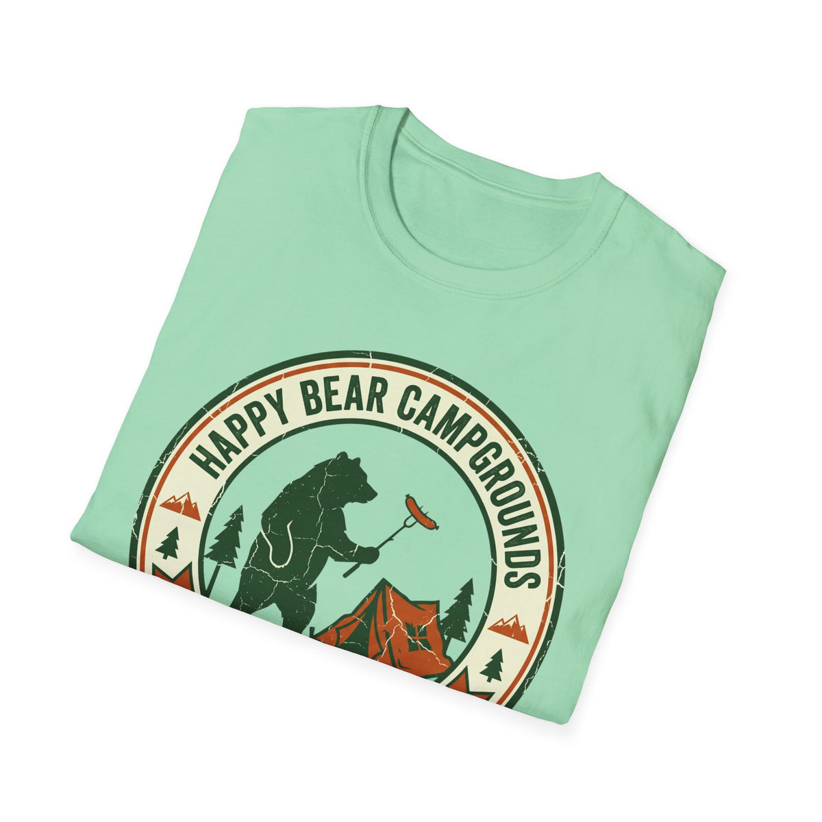 Happy Bear Campgrounds — Official Bear Bait Family Division T-Shirt