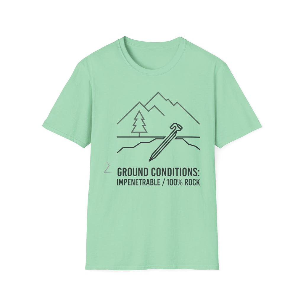 Ground Conditions: Impenetrable — 100% Rock T-Shirt