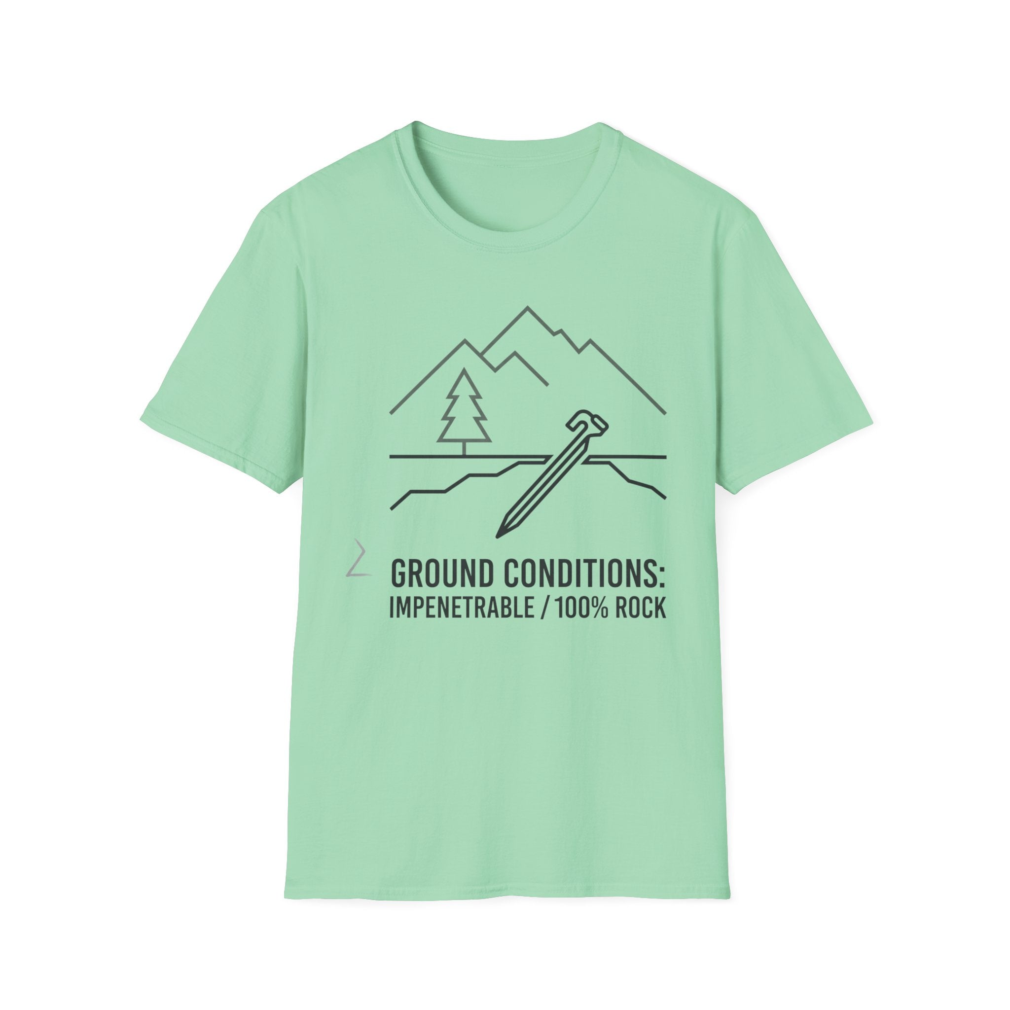 Ground Conditions: Impenetrable — 100% Rock T-Shirt