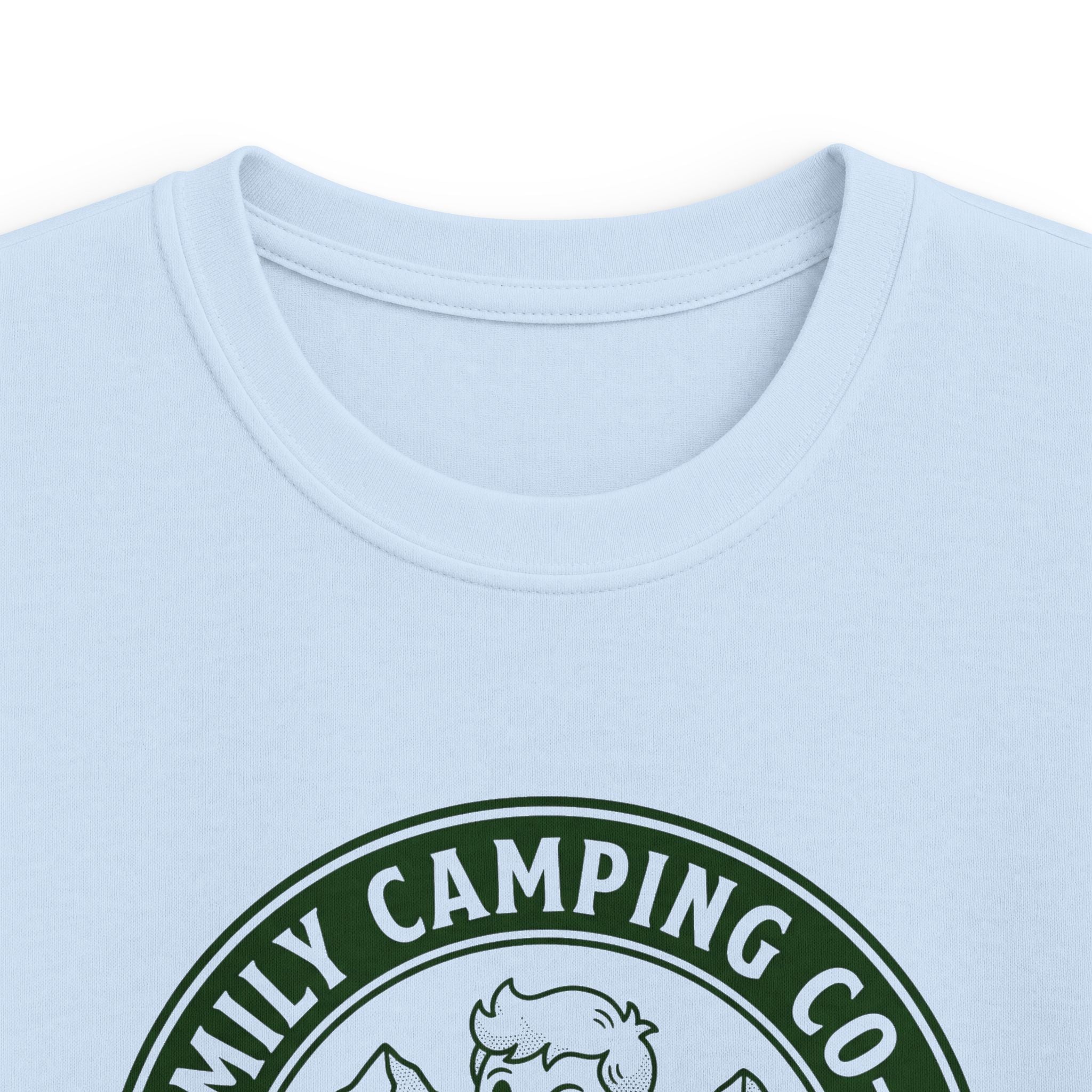 Family Camping Coop — Trail Blazer & Map Master Matching Kids T-Shirt