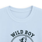Wild Boy — Junior Wolf Matching Kids T-Shirt