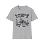 Camping Builds Character Dad T-Shirt