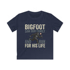 Bigfoot Saw Our Family And Ran For His Life Matching Kids T-Shirt