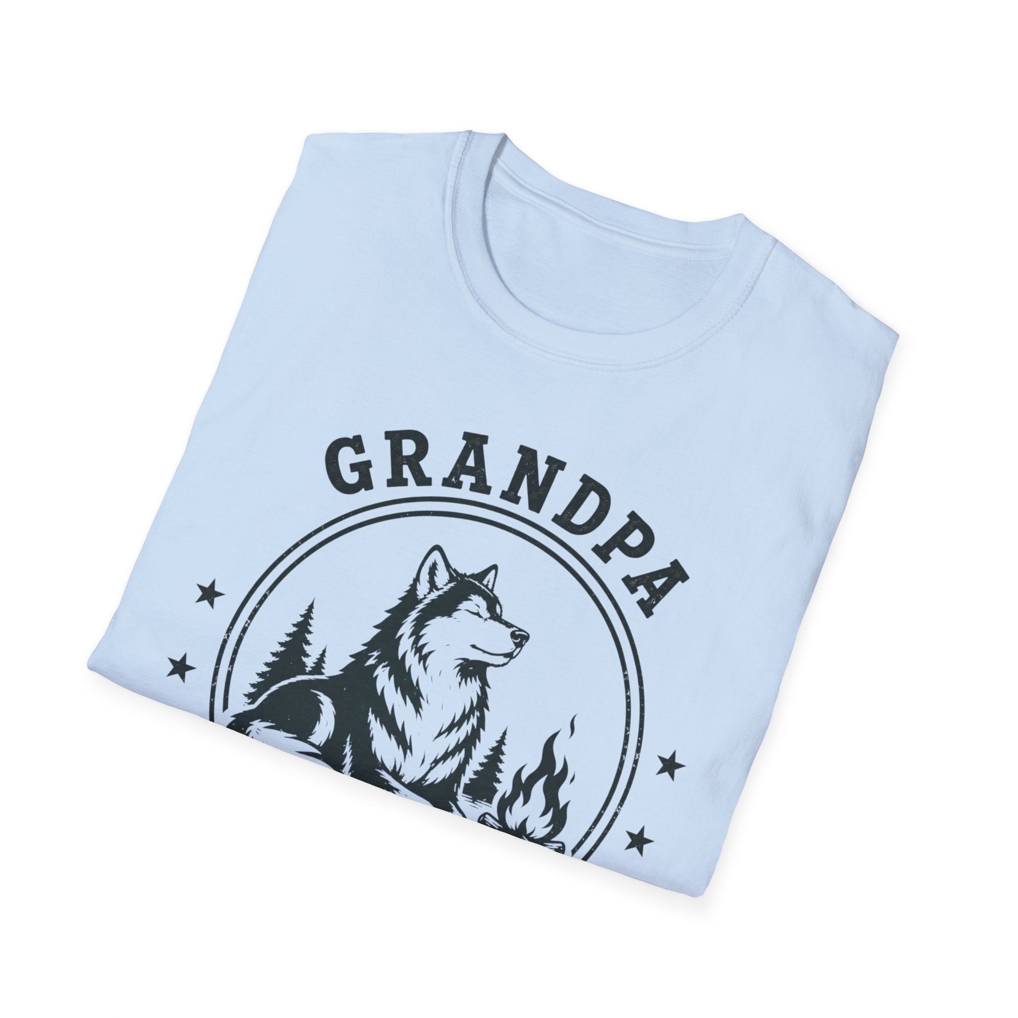 Grandpa — Senior Wolf (Retired) Matching T-Shirt