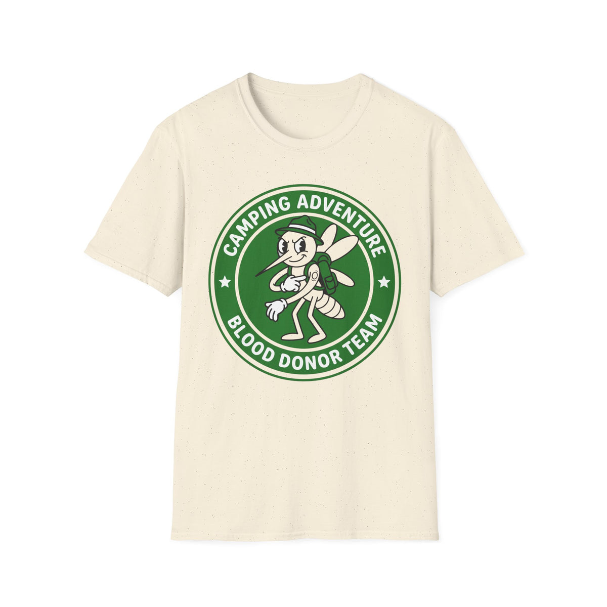 Camping Adventure — Blood Donor Team With Mosquitoes T-Shirt