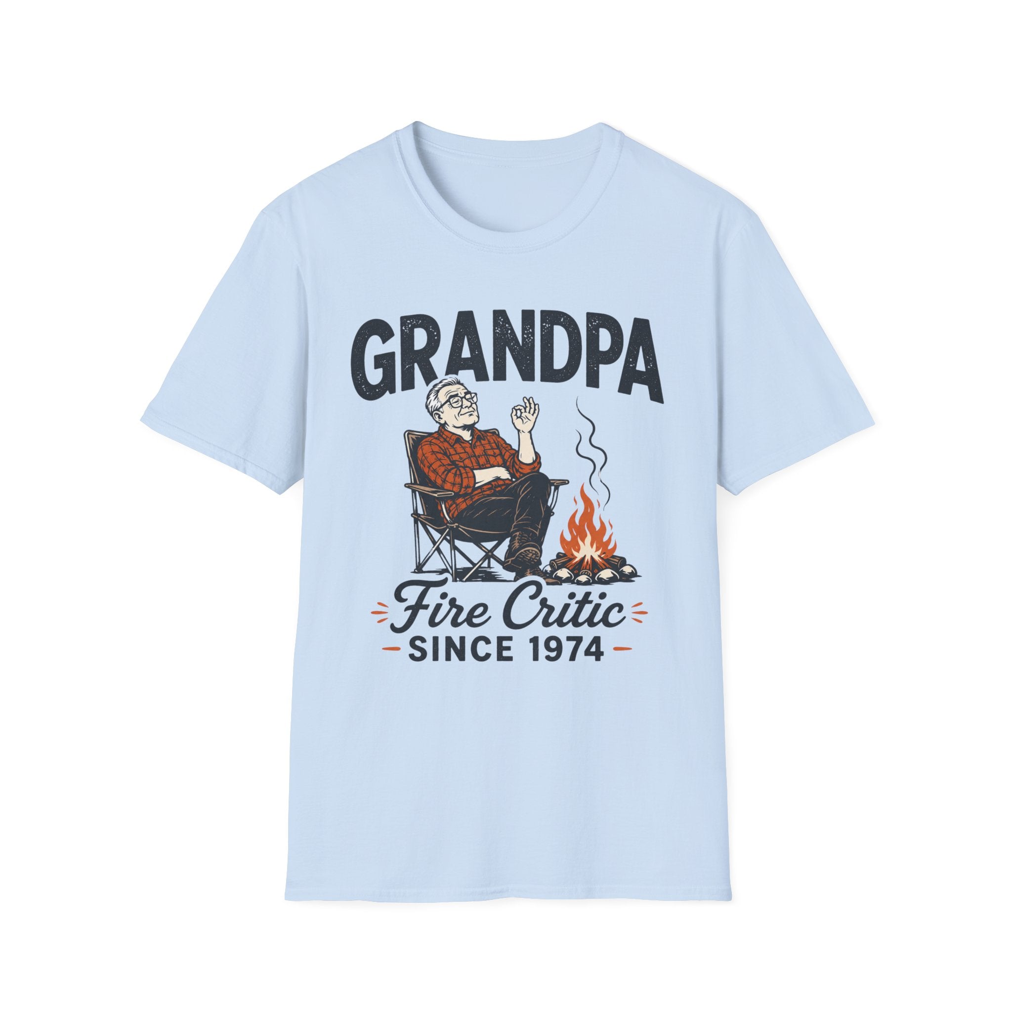 Grandpa — Fire Critic Since 1974 Matching T-Shirt