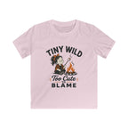 Tiny Wild Girl — Too Cute To Blame Matching Kids T-Shirt