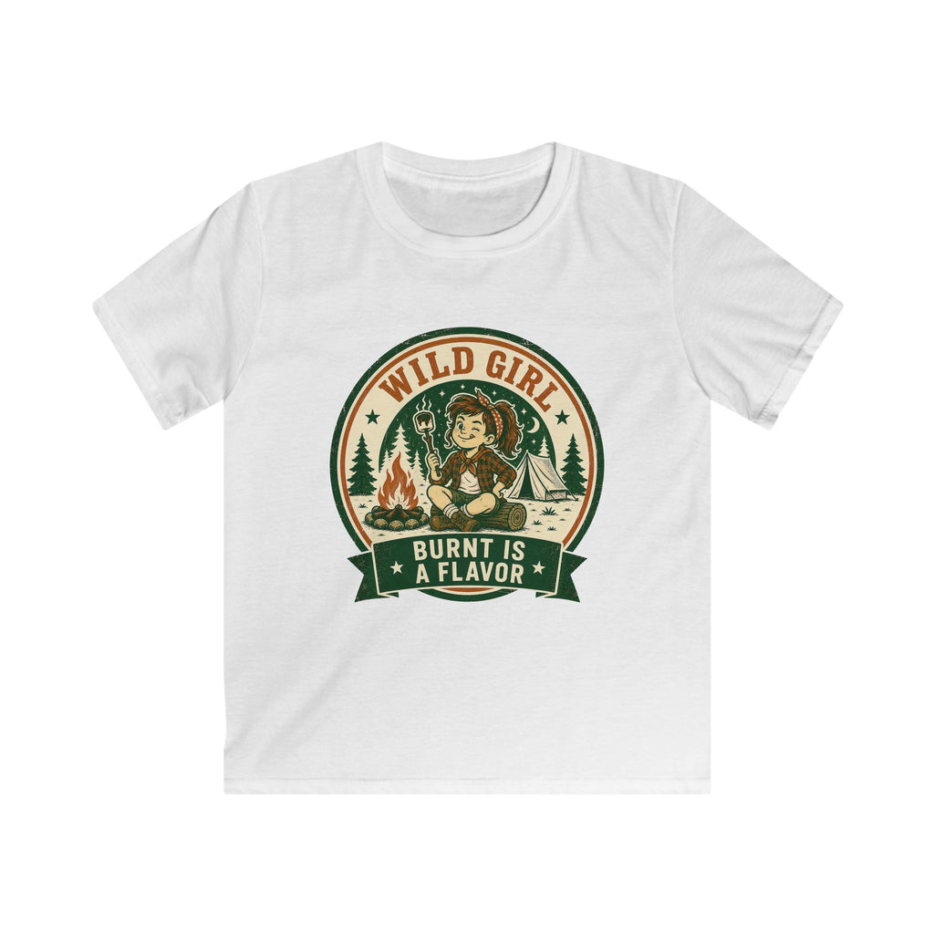 Wild Girl — Burnt Is A Flavor Matching Kids T-Shirt