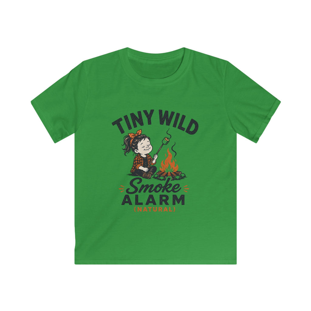 Tiny Wild Girl — Smoke Alarm Matching Kids T-Shirt