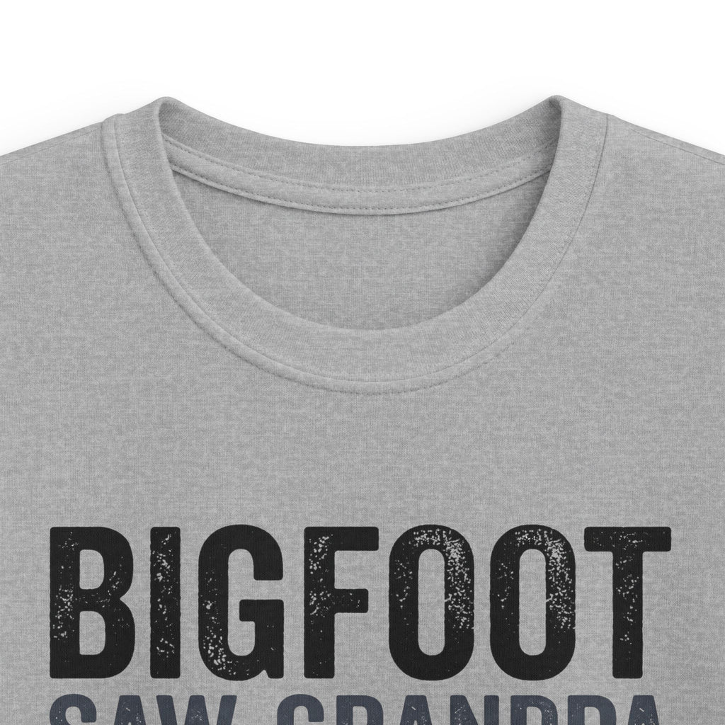 Bigfoot Saw Grandpa — And Finally Met a Legend Matching Kids T-Shirt