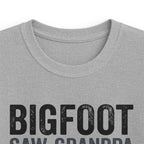 Bigfoot Saw Grandpa — And Finally Met a Legend Matching Kids T-Shirt