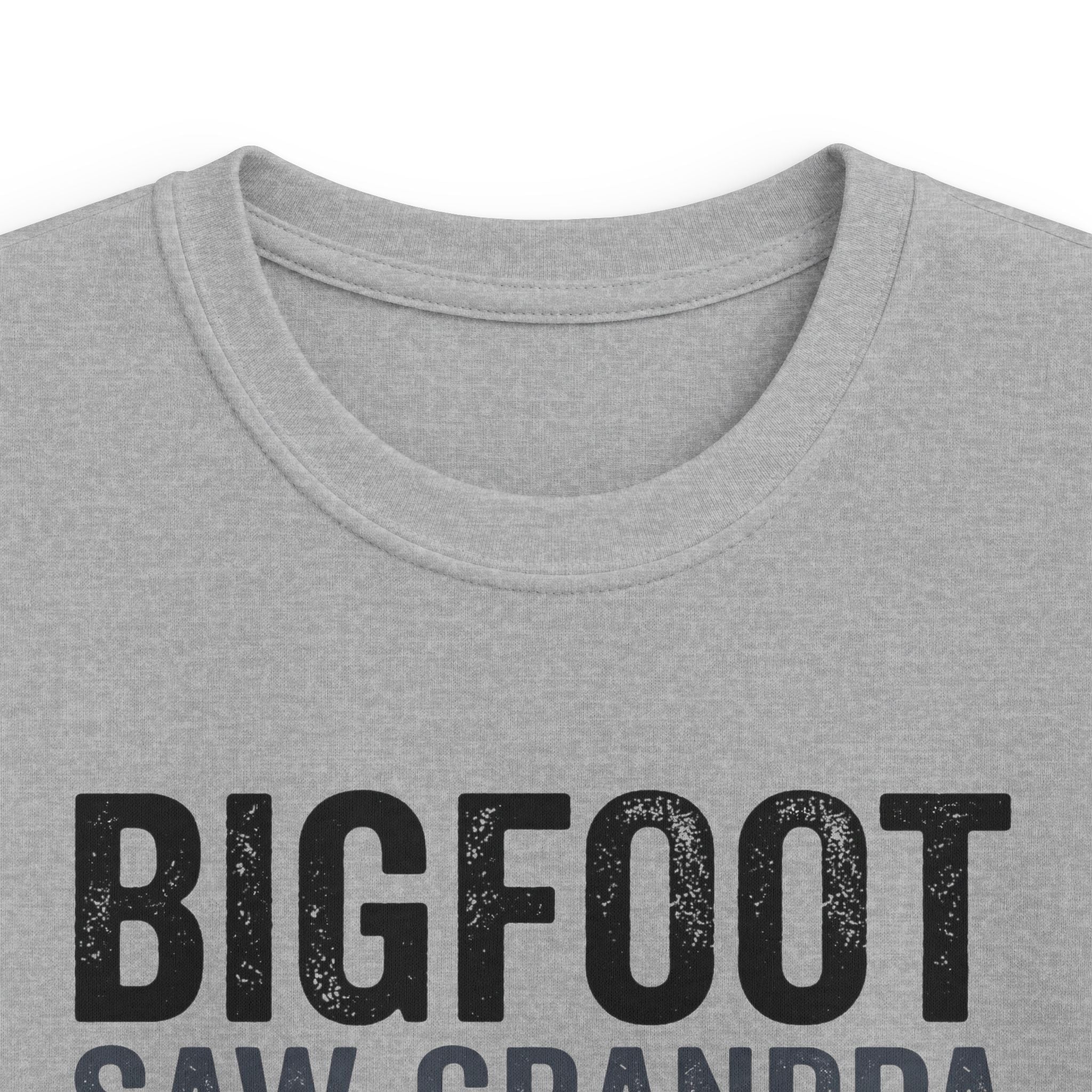 Bigfoot Saw Grandpa — And Finally Met a Legend Matching Kids T-Shirt
