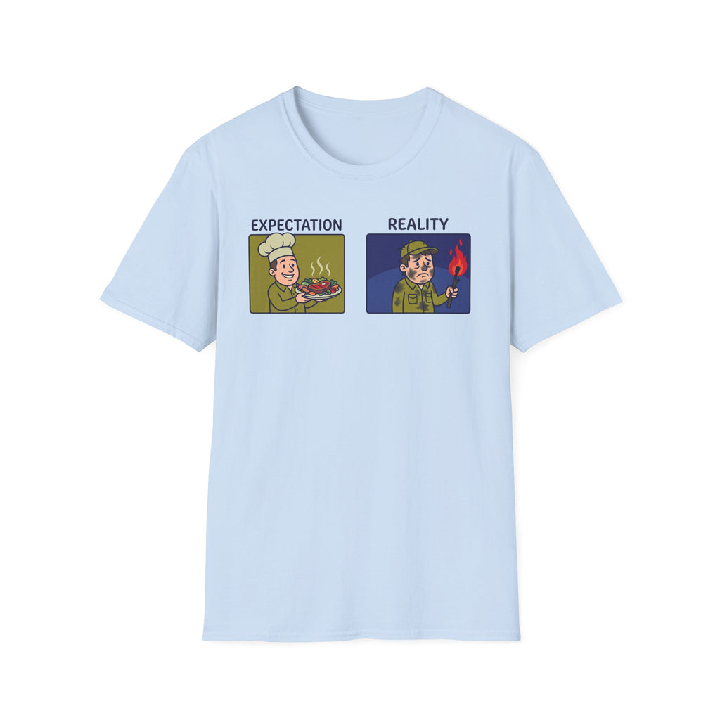 Campfire Diner Expectation vs Reality T-Shirt