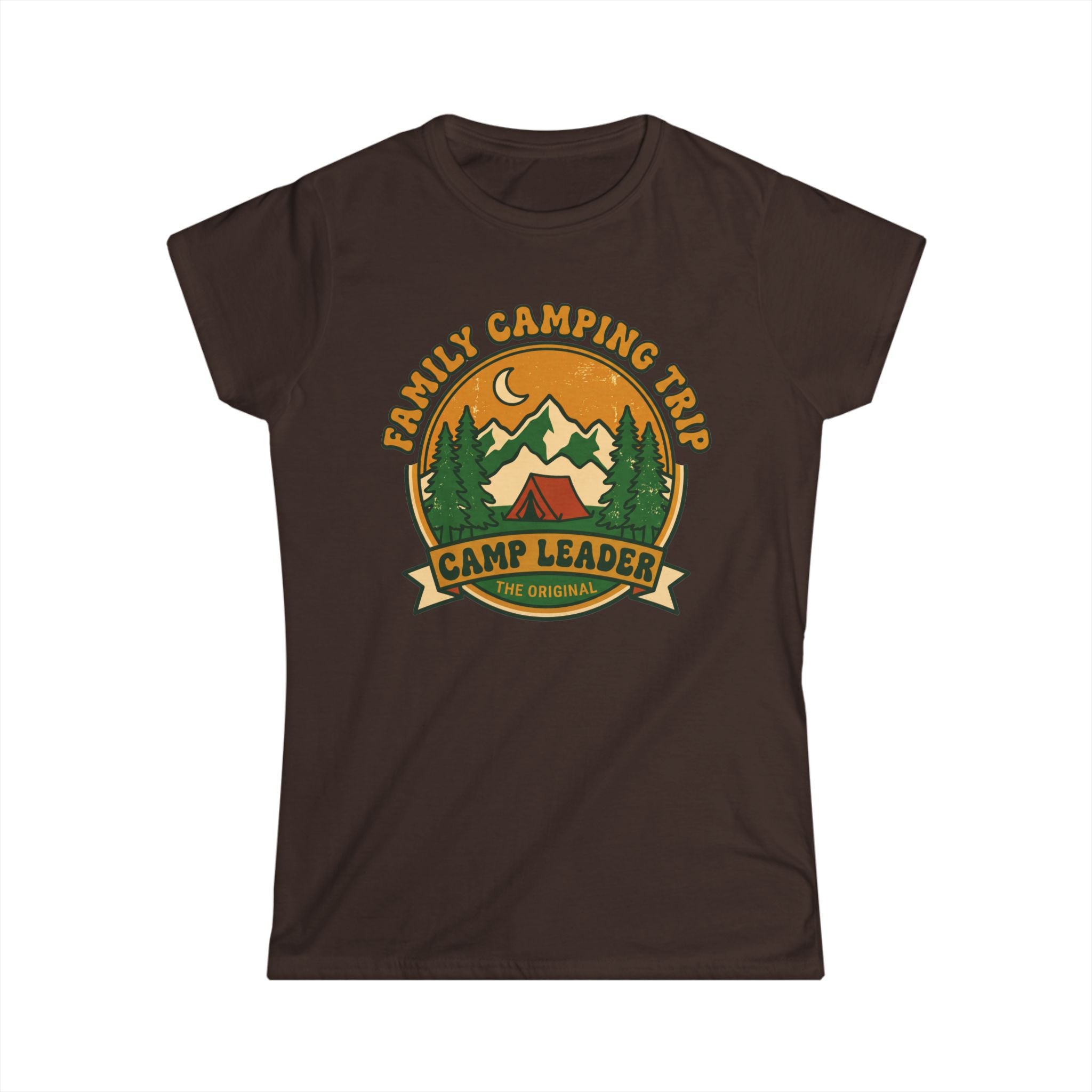 Family Camping Trip — Camp Leader Matching Women T-Shirt