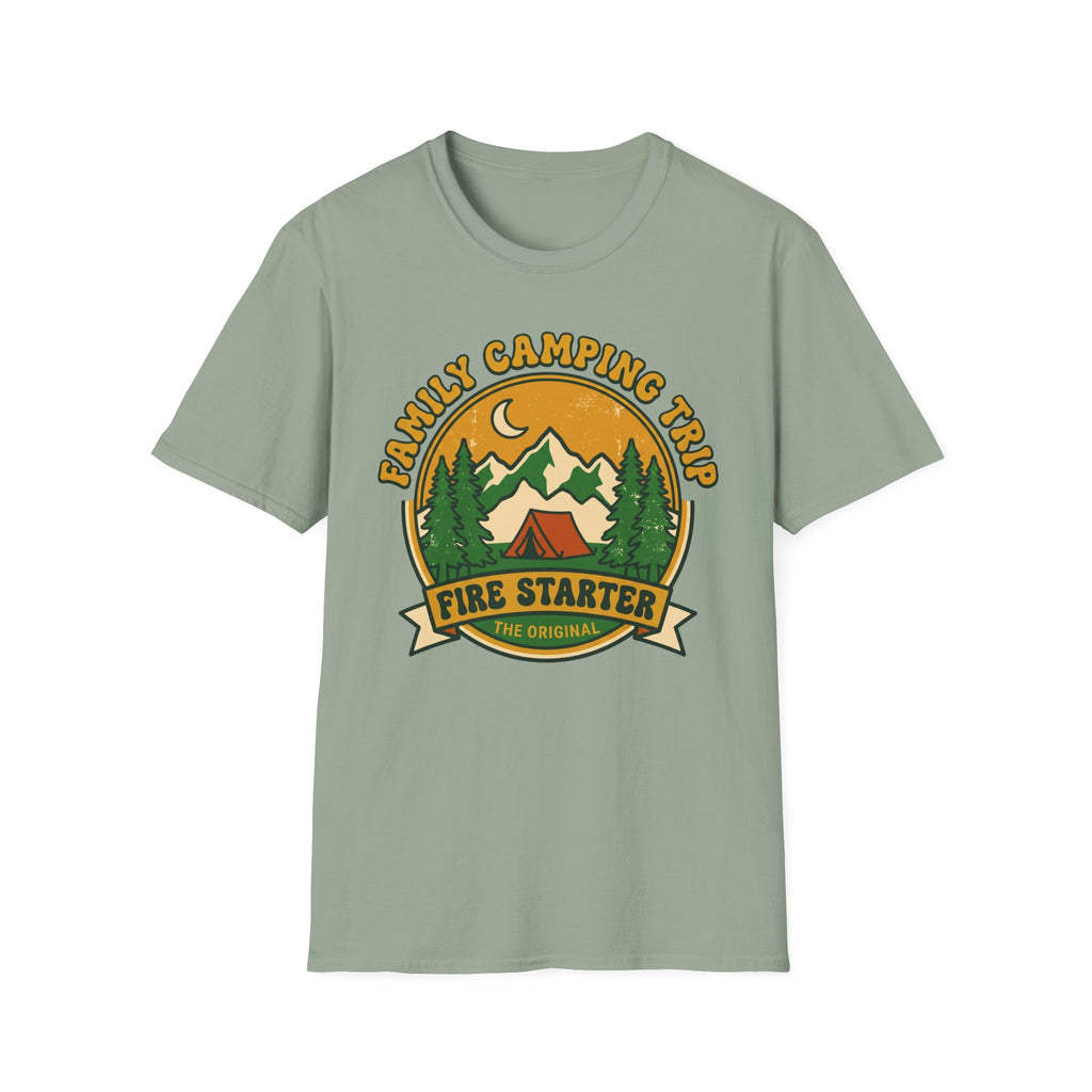 Family Camping Trip — Fire Starter Matching T-Shirt