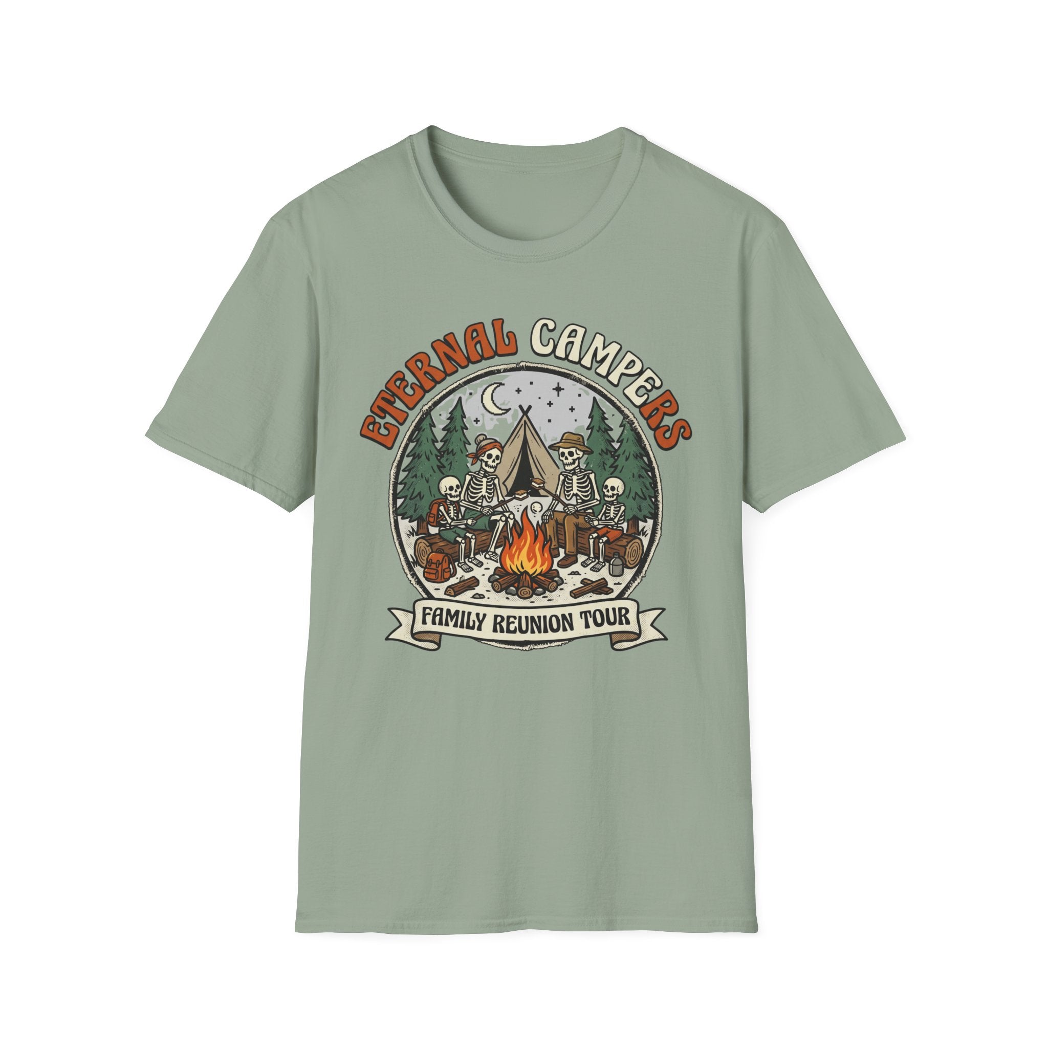 Eternal Campers — Family Reunion Tour With Skeleton T-Shirt