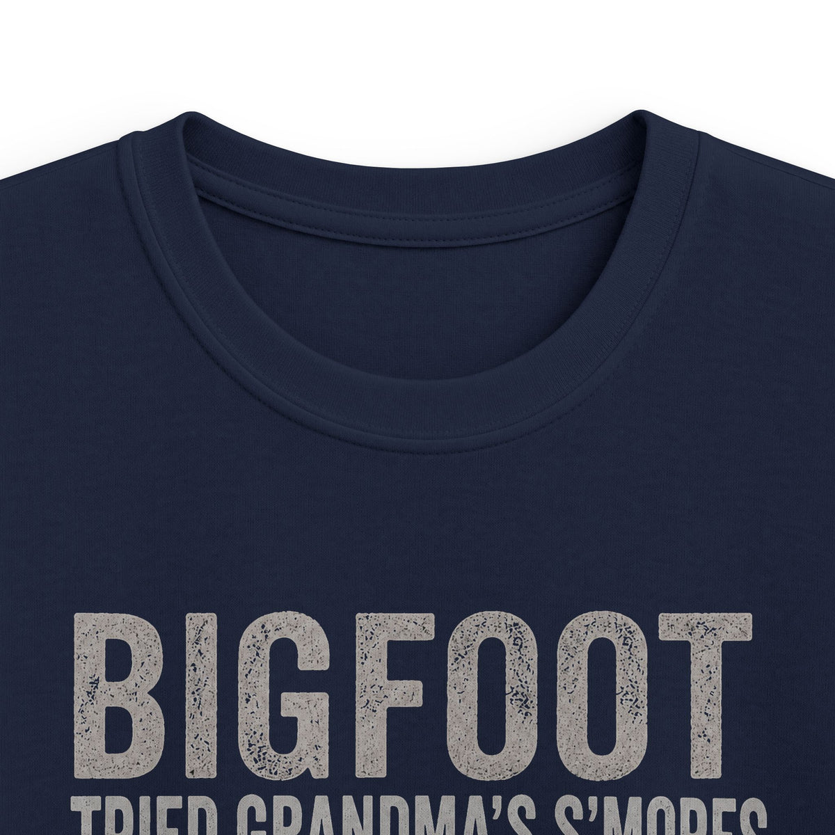 Bigfoot Tried Grandma's S'Mores — And Stopped Hiding Matching Kids T-Shirt