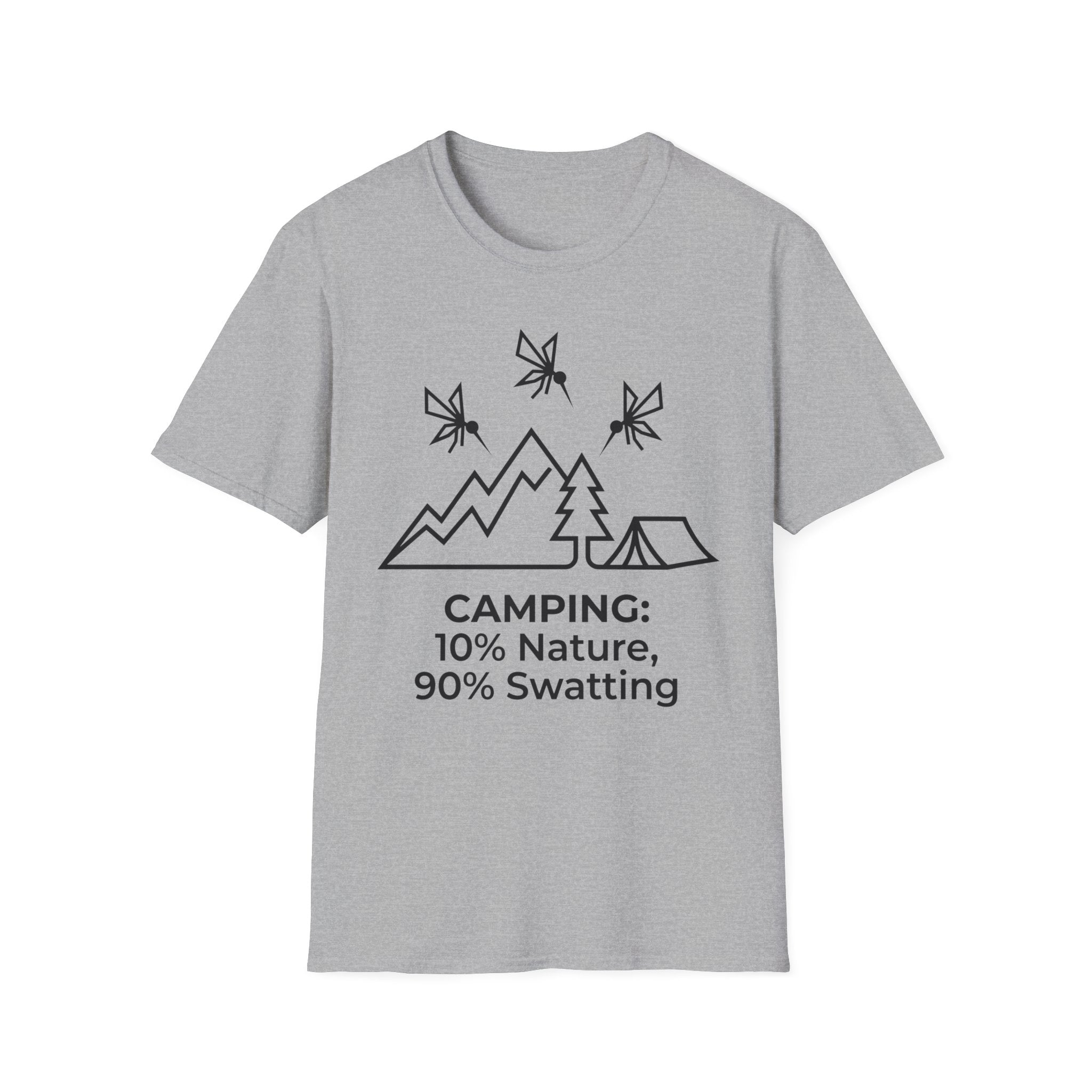 Camping — 10% Nature, 90% Swatting With Mosquitoes T-Shirt