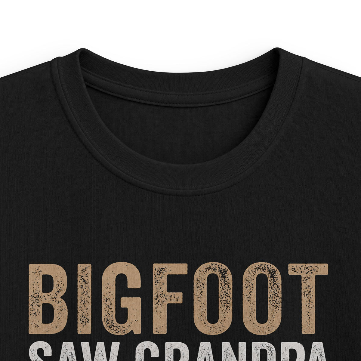 Bigfoot Saw Grandpa — And Finally Met a Legend Matching Kids T-Shirt