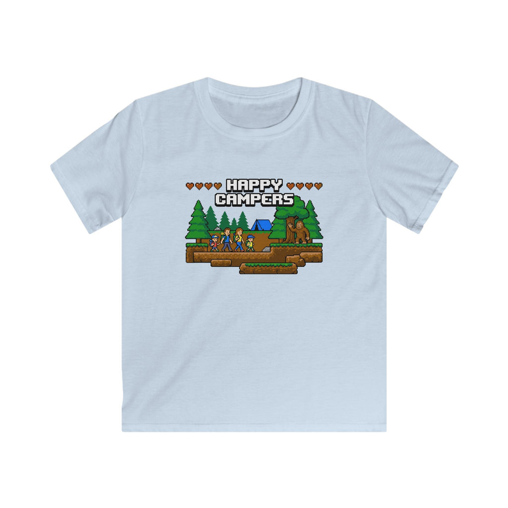 Happy Campers With Bigfoot Matching Kids T-Shirt