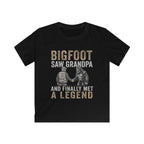 Bigfoot Saw Grandpa — And Finally Met a Legend Matching Kids T-Shirt