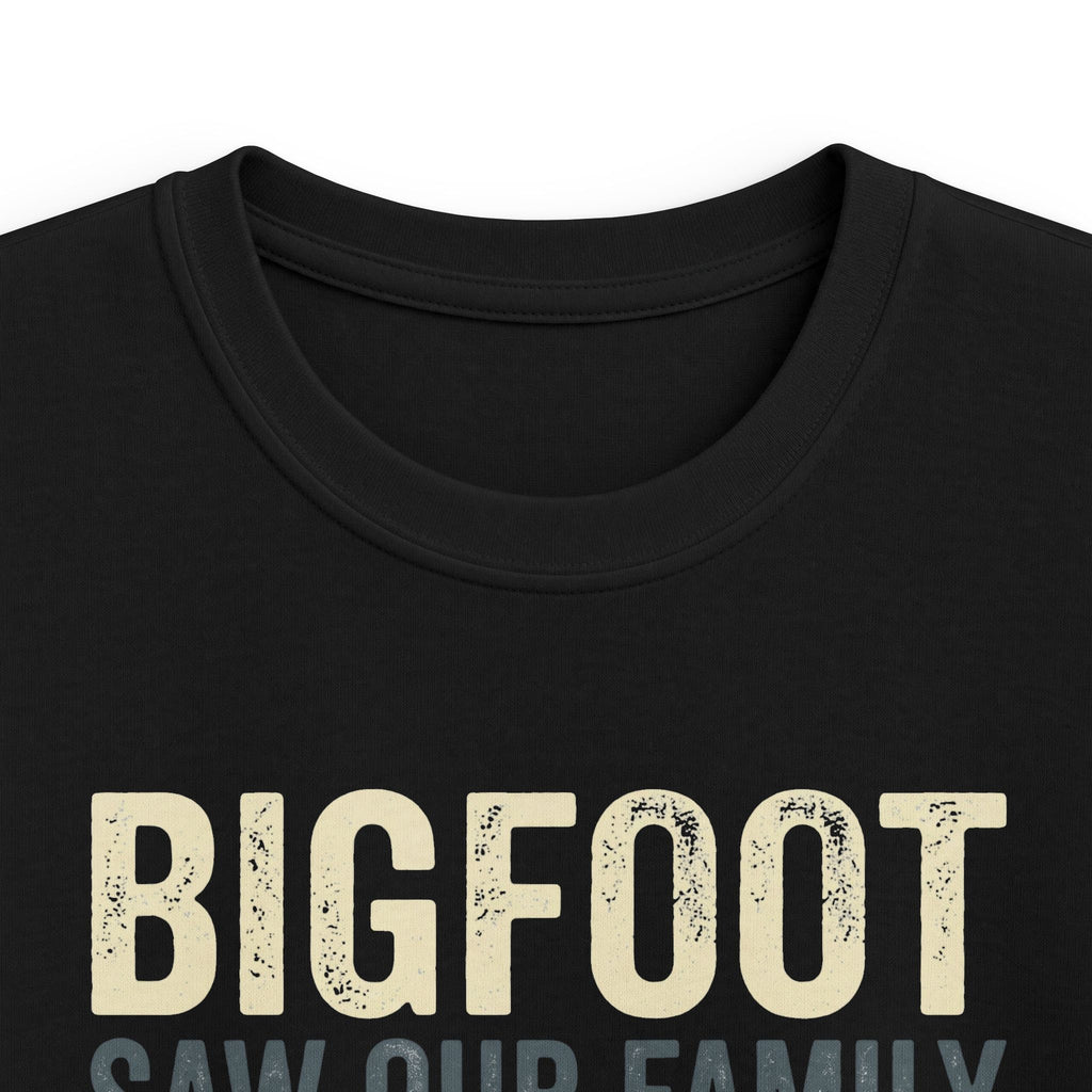 Bigfoot Saw Our Family And Ran For His Life Matching Kids T-Shirt