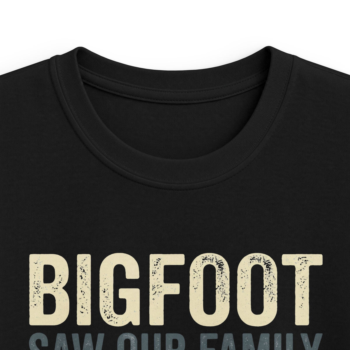 Bigfoot Saw Our Family And Ran For His Life Matching Kids T-Shirt