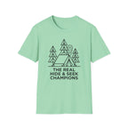 The Real Hide & Seek Champions With Bigfoot — Light Edition T-Shirt