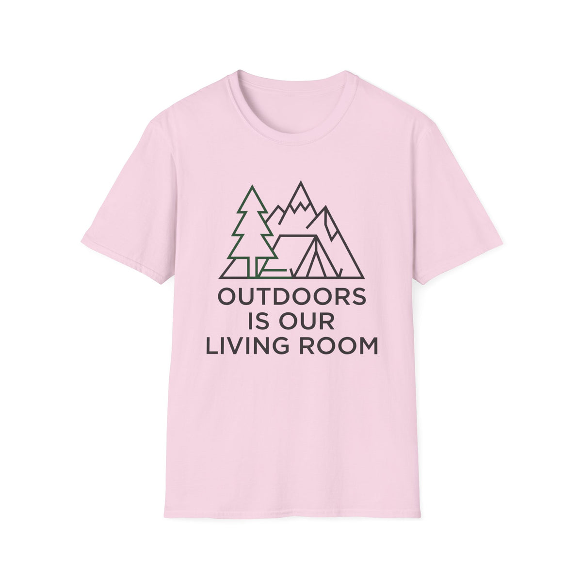 Outdoors Is Our Living Room T-Shirt