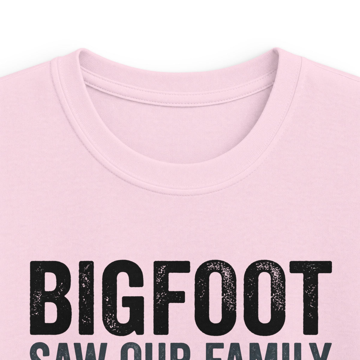 Bigfoot Saw Our Family And Ran For His Life Matching Kids T-Shirt