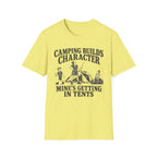 Camping Builds Character Mom T-Shirt