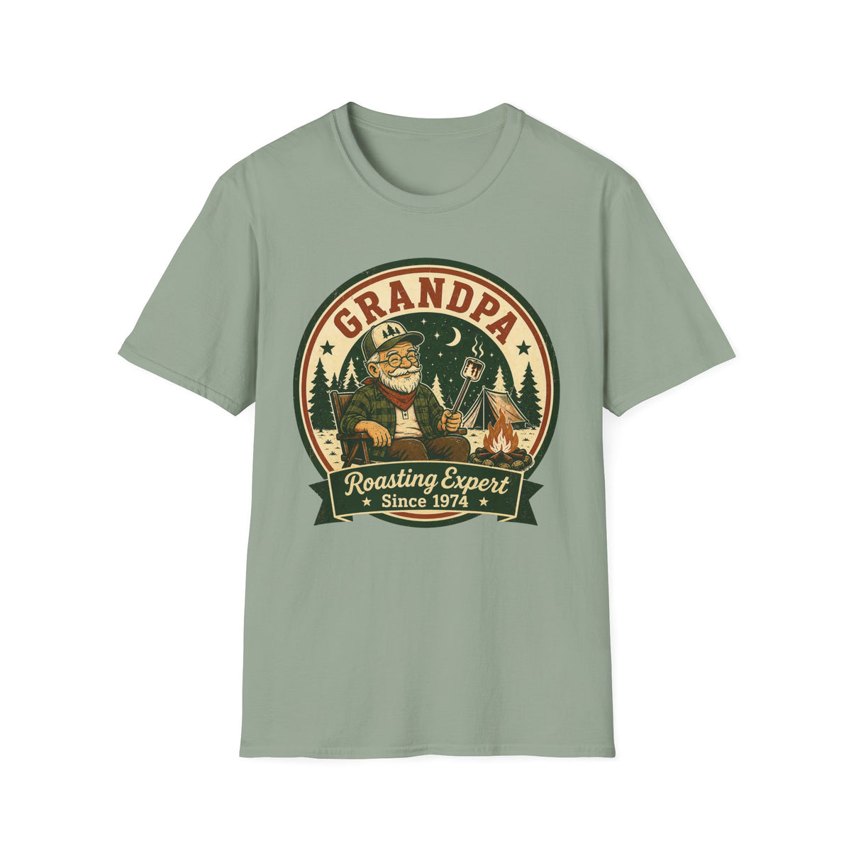 Grandpa — Roasting Expert Since 1974 Matching T-Shirt