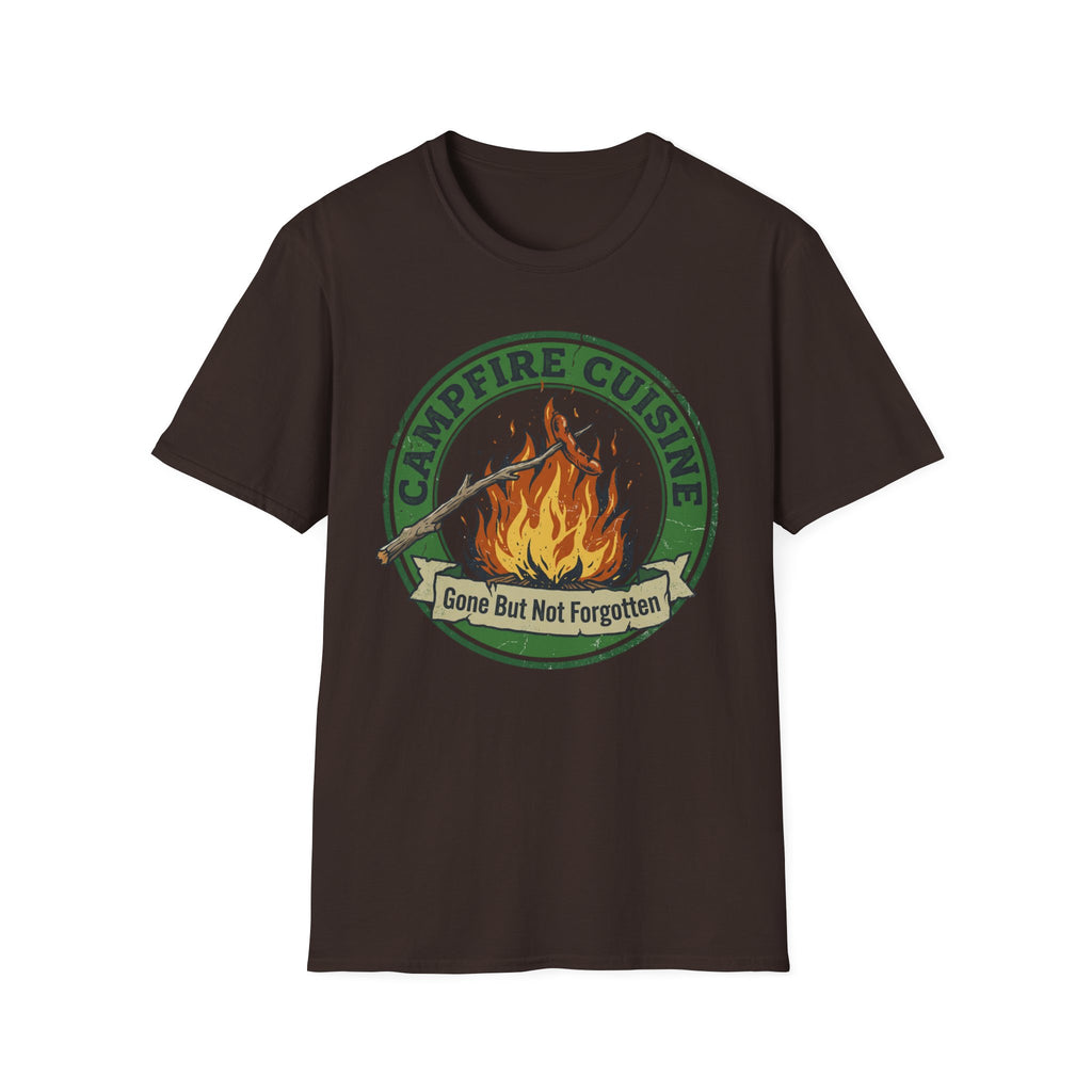 Campfire Cuisine T‑Shirt — Gone But Not Forgotten T-Shirt