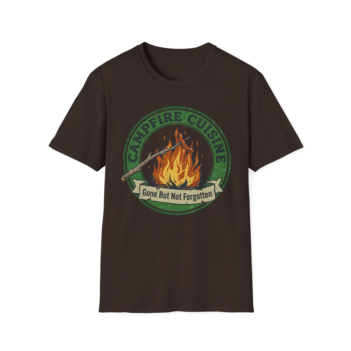 Campfire Cuisine T‑Shirt — Gone But Not Forgotten T-Shirt
