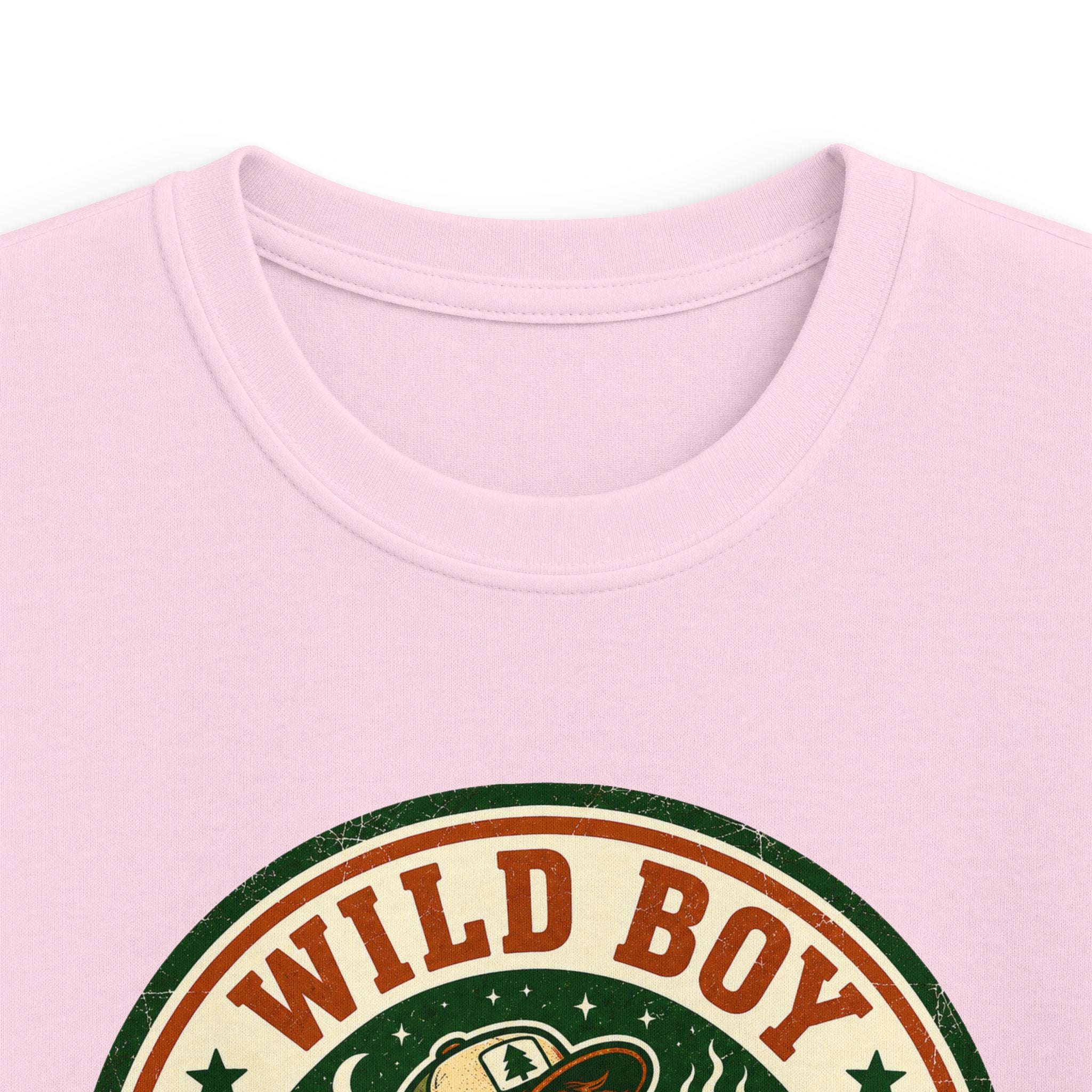 Wild Boy — Burnt Is A Flavor Matching Kids T-Shirt
