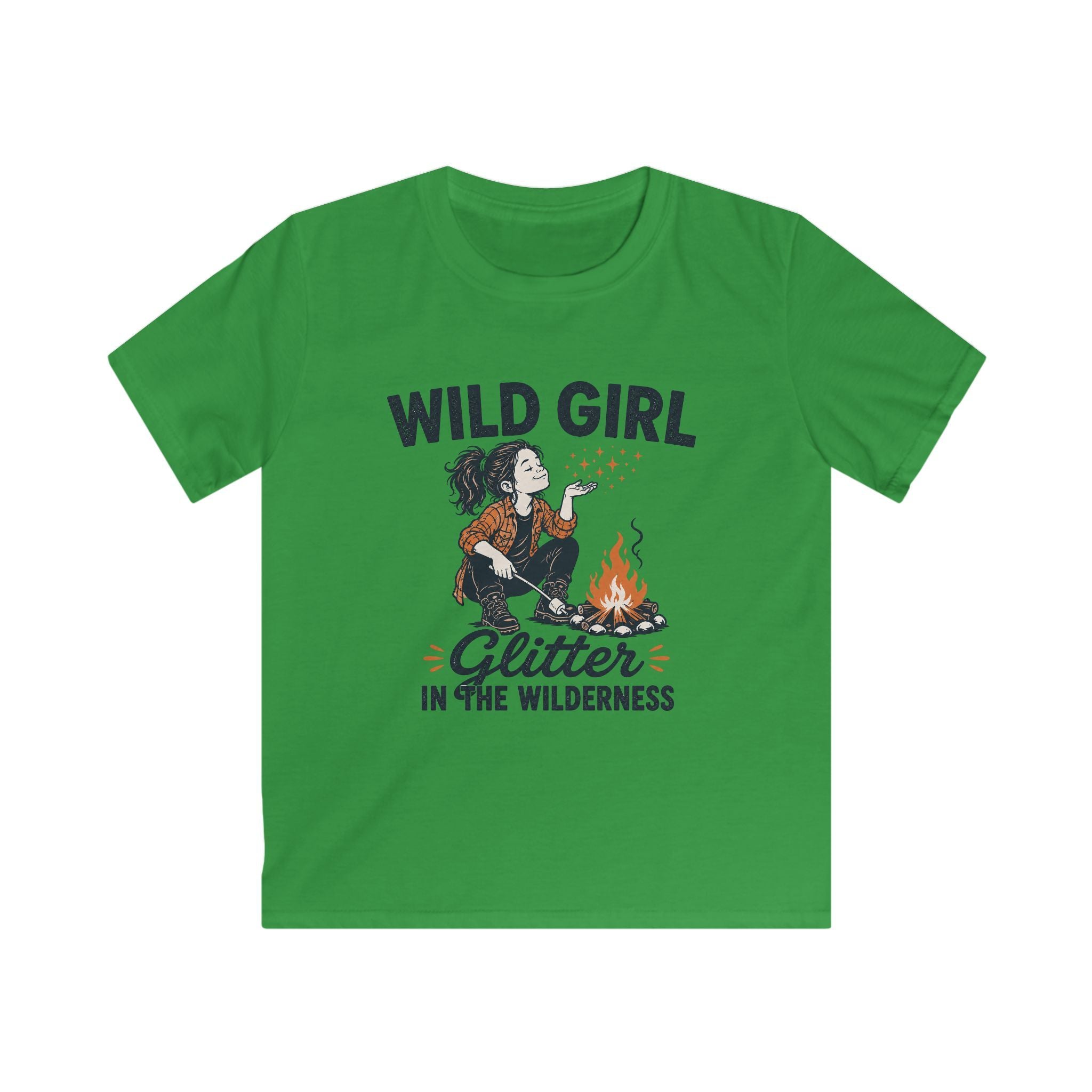 Wild Girl — Glitter In The Wilderness Matching Kids T-Shirt