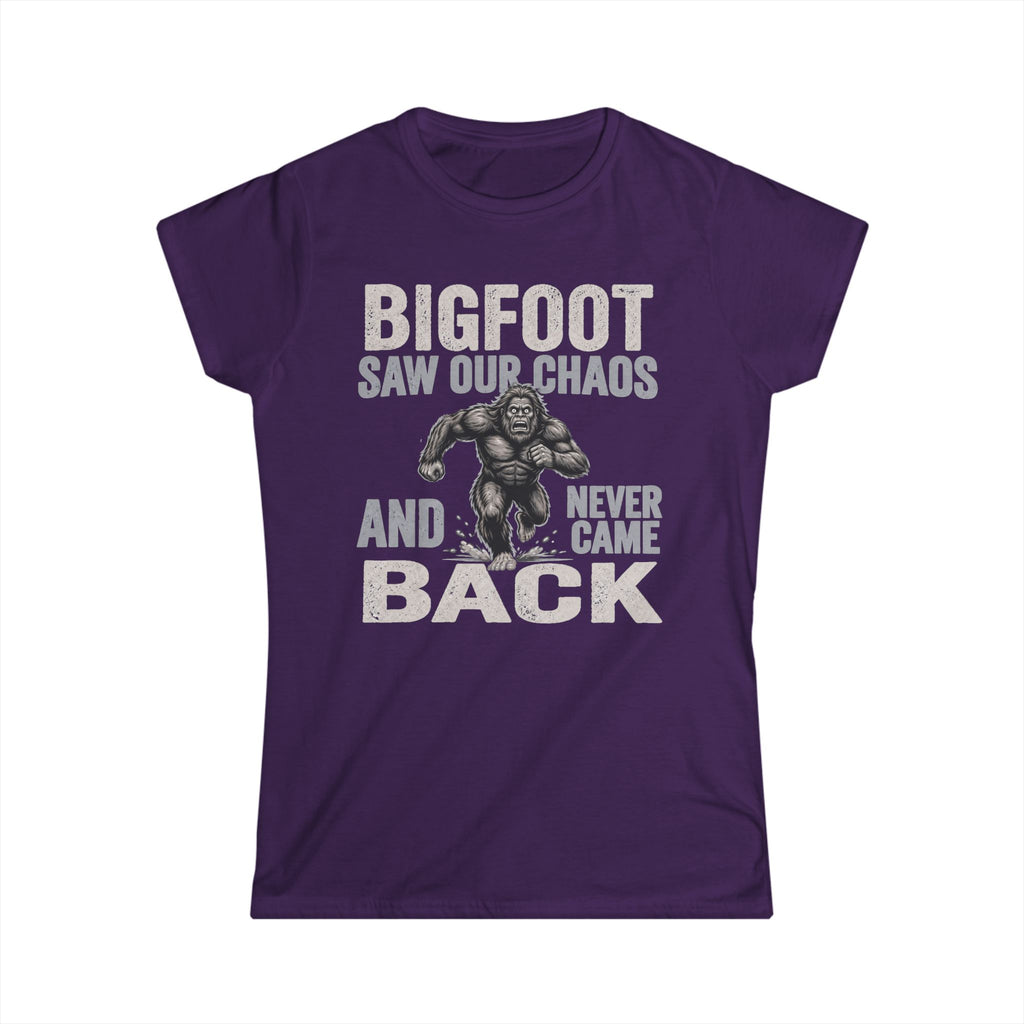 Bigfoot Saw Our Chaos — And Never Came Back Matching Women T-Shirt